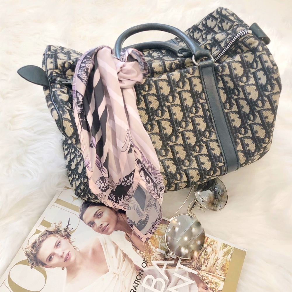 Vintage Diorissimo Trotter Boston Bag